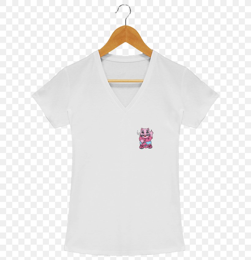 T-shirt Tunetoo Collar Clothing Sleeve, PNG, 690x850px, Tshirt, Clothing, Collar, Connasse, Embroidery Download Free