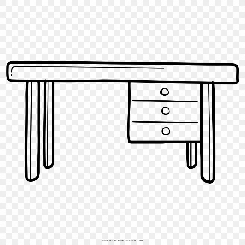 Coffee Tables Drawing Coloring Book Desk, PNG, 1000x1000px, Table, Area, Black And White, Coffee Tables, Coloring Book Download Free