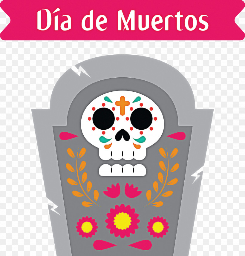 Day Of The Dead Día De Muertos, PNG, 2868x3000px, Day Of The Dead, Cartoon, D%c3%ada De Muertos, Doodle, Drawing Download Free