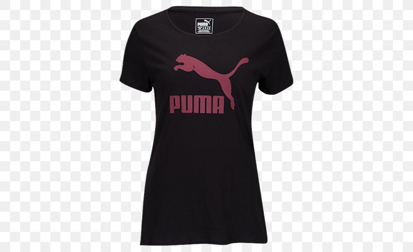 T-shirt Hoodie Puma Sweater, PNG, 500x500px, Tshirt, Active Shirt, Black, Brand, Clothing Download Free