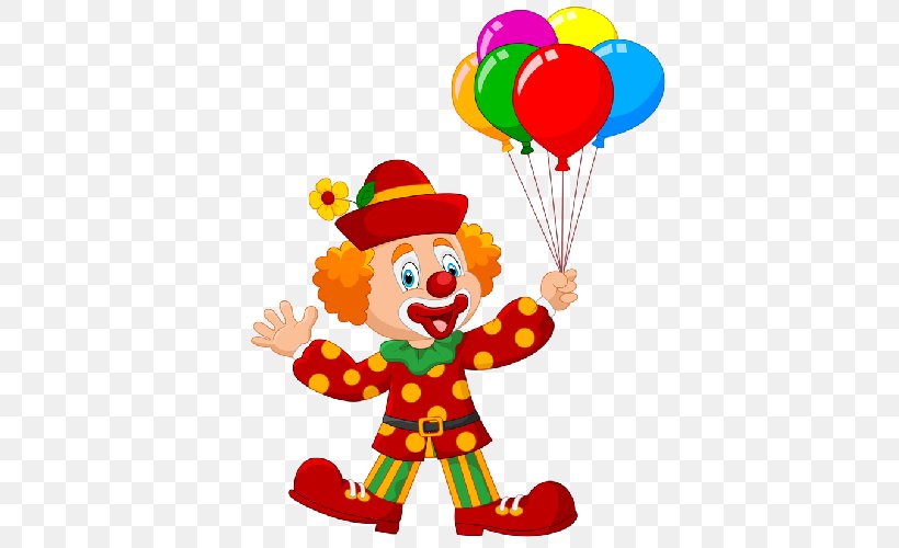Clown Royalty-free Clip Art, PNG, 500x500px, Clown, Baby Toys, Balloon, Cartoon, Circus Download Free