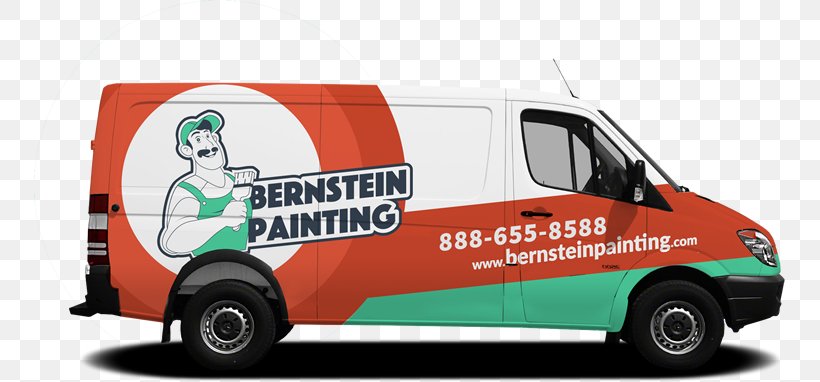 Compact Van Bernstein Painting Inc. House Painter And Decorator Service, PNG, 751x382px, Compact Van, Brand, Car, Commercial Vehicle, House Painter And Decorator Download Free