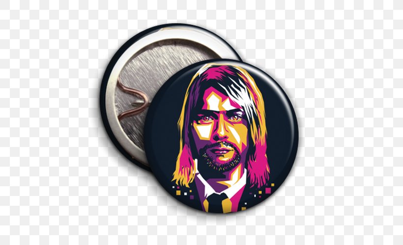 Kanye West Guns N' Roses Pin Badges Appetite For Destruction Superman Logo, PNG, 500x500px, Watercolor, Cartoon, Flower, Frame, Heart Download Free