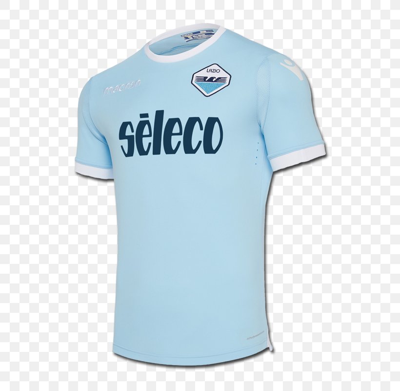 S.S. Lazio T-shirt Third Jersey Kit, PNG, 700x800px, 2017, Ss Lazio, Active Shirt, Blue, Brand Download Free