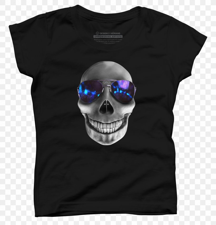 T-shirt Skull Sleeve Brand Font, PNG, 1725x1800px, Tshirt, Black, Bone, Brand, Neck Download Free