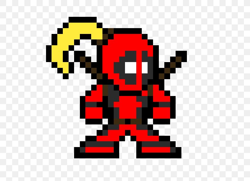 Deadpool Spider Man Pixel Art X Men Thanos Png 592x592px