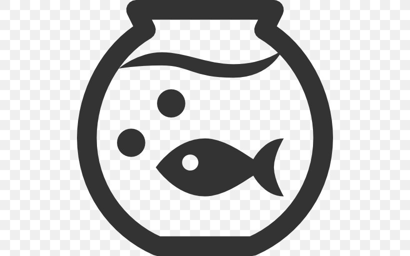 Ornamental Fish Smiley, PNG, 512x512px, Fish, Aquarium, Black, Black And White, Clownfish Download Free