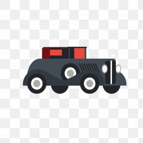 Vector Simple Hand-painted Vintage Black Car - Lean Manufacturing Six Sigma Quotation Management PNG