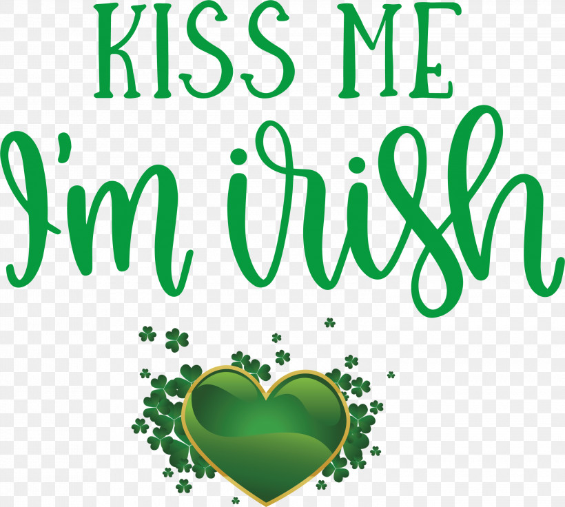 Saint Patrick Patricks Day Kiss Me, PNG, 3000x2695px, Saint Patrick, Biology, Green, Irish, Kiss Me Download Free