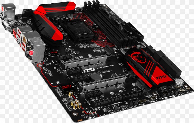 Intel LGA 1151 Motherboard MSI Z170A GAMING M5 DDR4 SDRAM, PNG, 1000x635px, Intel, Atx, Central Processing Unit, Computer, Computer Component Download Free