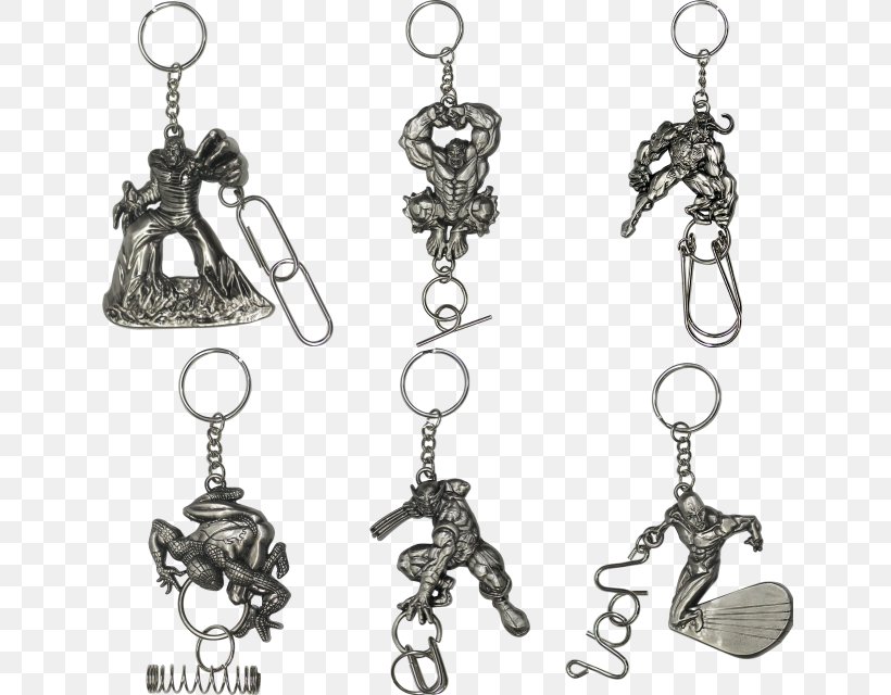 Marvel Heroes 2016 Key Chains Spider-Man Wolverine Hulk, PNG, 640x640px, Marvel Heroes 2016, Body Jewelry, Brain Teaser, Chain, Earring Download Free