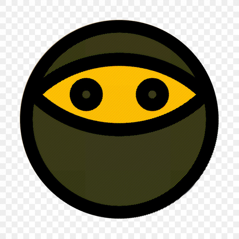 Smiley And People Icon Ninja Icon, PNG, 1234x1234px, Smiley And People Icon, Meter, Ninja Icon, Smiley, Yellow Download Free