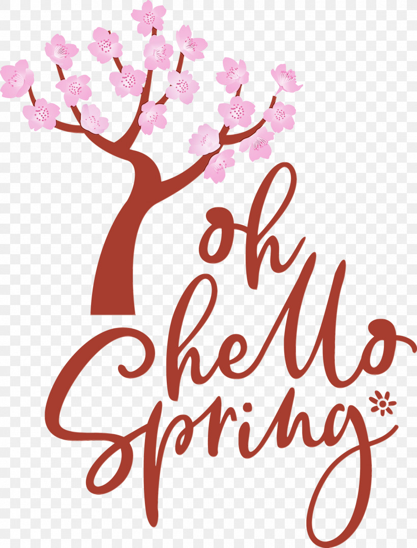 Film Frame, PNG, 2280x3000px, Hello Spring, Calligraphy, Film Frame, Logo, Magenta Download Free