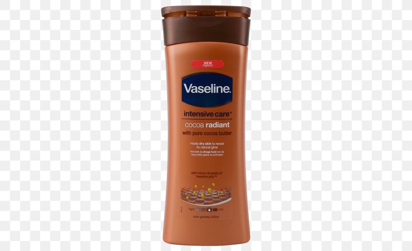 Vaseline Intensive Care Cocoa Radiant Lotion Vaseline Intensive Care Cocoa Radiant Lotion Xeroderma Xerosis, PNG, 500x500px, Lotion, Cacao Tree, Cocoa Bean, Cocoa Butter, Dove Download Free