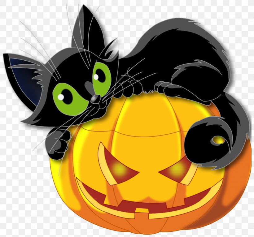 Black Cat Kitten Halloween Clip Art, PNG, 1224x1144px, Cat, Black, Black Cat, Carnivoran, Cartoon Download Free