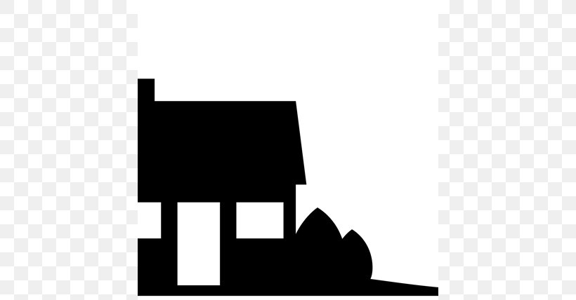 House Silhouette Clip Art, PNG, 428x428px, House, Area, Black, Black And White, Brand Download Free