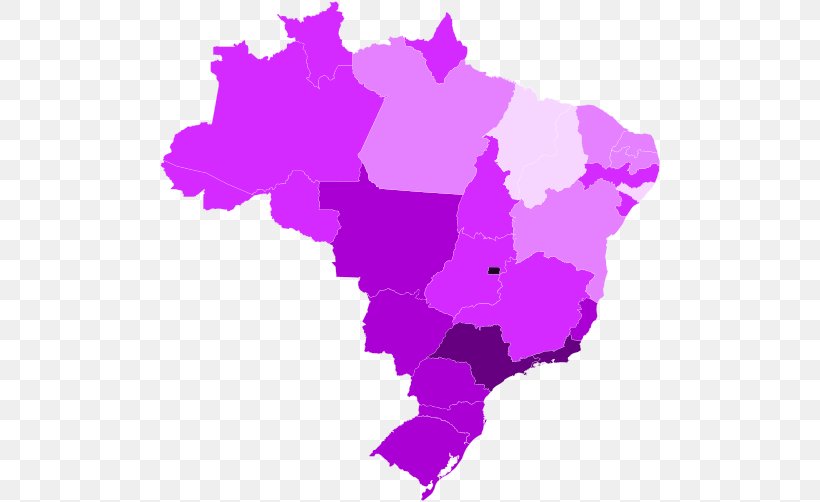 Regions Of Brazil Vector Map Royalty-free, PNG, 502x502px, Regions Of Brazil, Area, Brazil, Magenta, Map Download Free