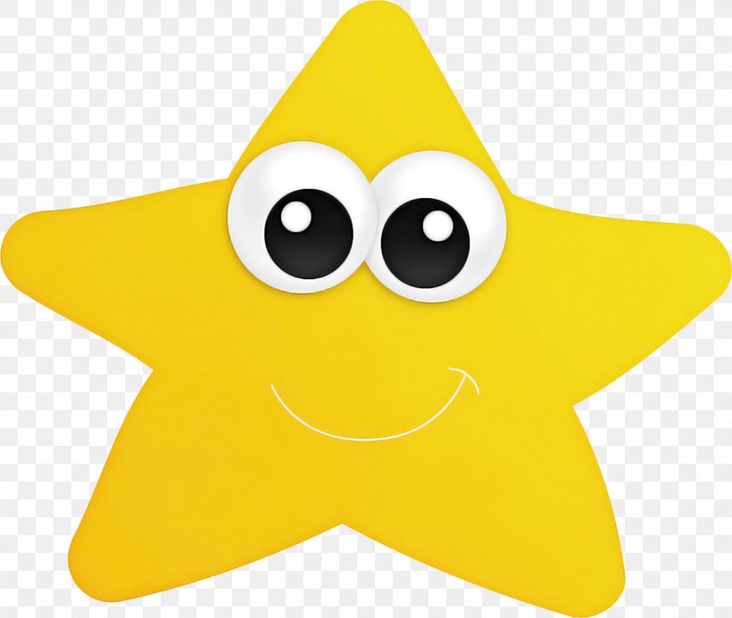 Yellow Star, PNG, 1351x1142px, Smiley, Cartoon, Emoticon, Smile, Star Download Free