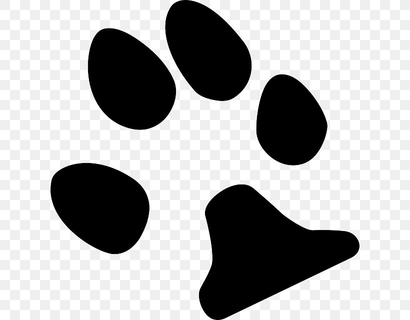 Dog Paw Clip Art, PNG, 618x640px, Dog, Art, Black, Black And White, Footprint Download Free