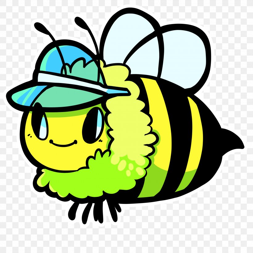 Honey Bee Clip Art Yellow Product, PNG, 3000x3000px, Honey Bee, Bee, Bumblebee, Cartoon, Flower Download Free