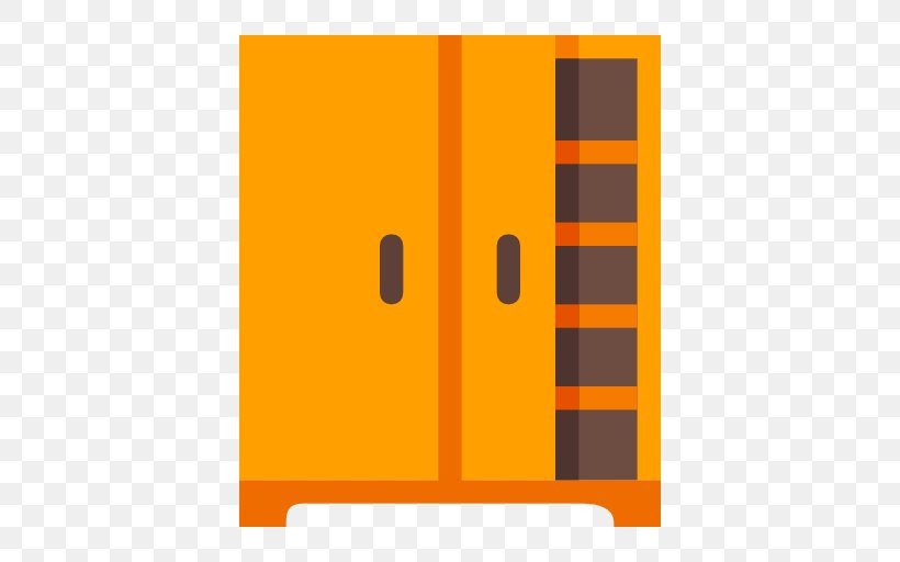 Sliding Door Furniture Closet, PNG, 512x512px, Door, Closet, Furniture, Orange, Rectangle Download Free