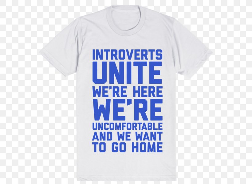 T-shirt Extraversion And Introversion INFJ INFP Myers–Briggs Type Indicator, PNG, 600x600px, Tshirt, Active Shirt, Blue, Brand, Clothing Download Free