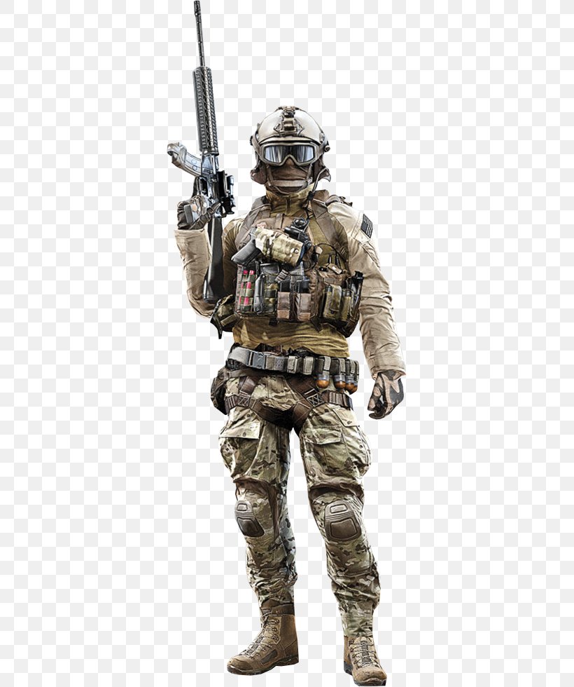 Battlefield 4 Battlefield: Bad Company 2 Battlefield 1 Battlefield Vietnam, PNG, 343x980px, Battlefield 4, Action Figure, Armour, Army, Battlefield Download Free