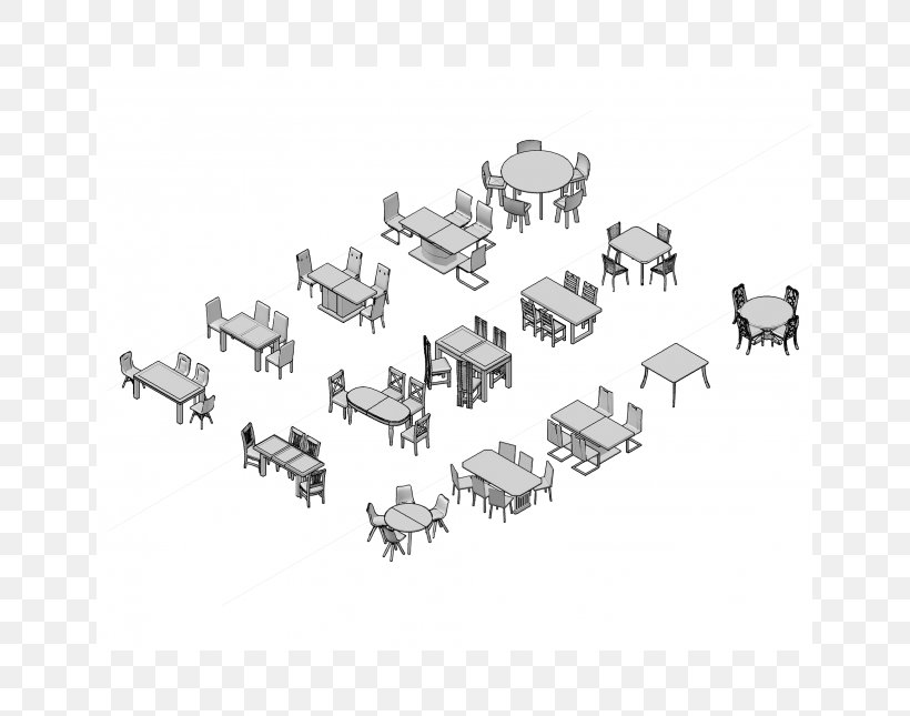Table Computer-aided Design Kitchen Interior Design Services Dining Room, PNG, 645x645px, 3d Computer Graphics, Table, Black And White, Computer, Computeraided Design Download Free