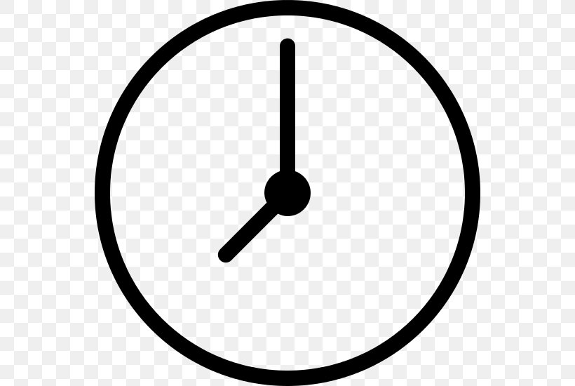 Alarm Clocks Clip Art, PNG, 550x550px, Clock, Alarm Clocks, Area, Black And White, Symbol Download Free
