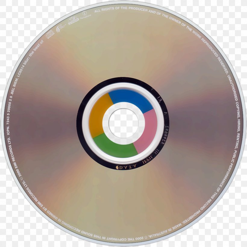 Compact Disc Blur: The Best Of Album Midlife: A Beginner's Guide To Blur, PNG, 1000x1000px, Watercolor, Cartoon, Flower, Frame, Heart Download Free
