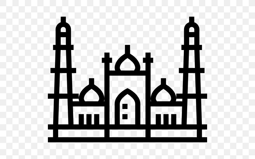 Jama Masjid, Delhi Computer Icons Al-Nawawi's Forty Hadith Clip Art, PNG, 512x512px, Jama Masjid Delhi, Alnawawi, Area, Black And White, Brand Download Free