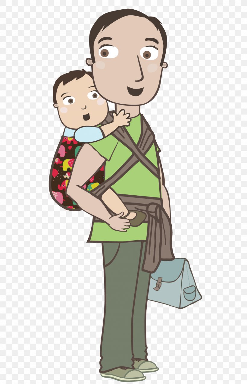 Son Father Parent Child Baby Sling, PNG, 1383x2150px, Watercolor, Cartoon, Flower, Frame, Heart Download Free