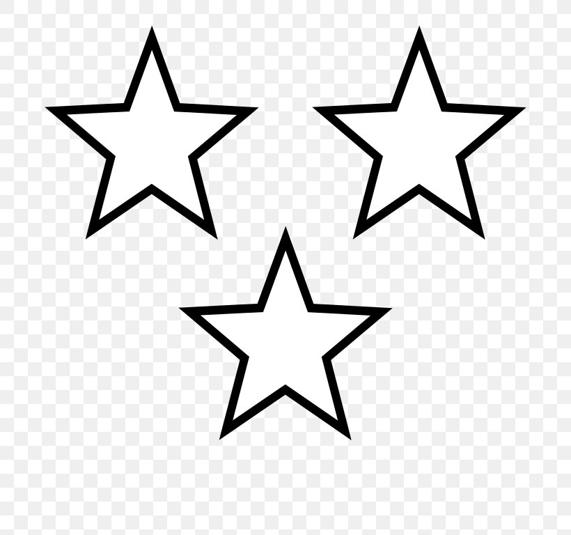 Star White Clip Art, PNG, 768x768px, Star, Area, Black, Black And White, Fivepointed Star Download Free