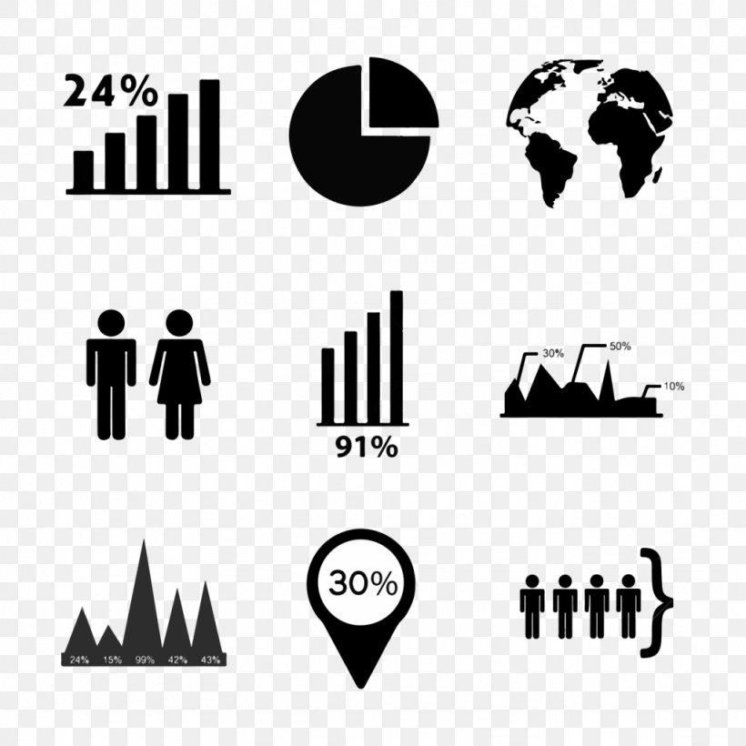 Statistics Chart, PNG, 1024x1024px, Statistics, Black, Black And White, Brand, Calculation Download Free