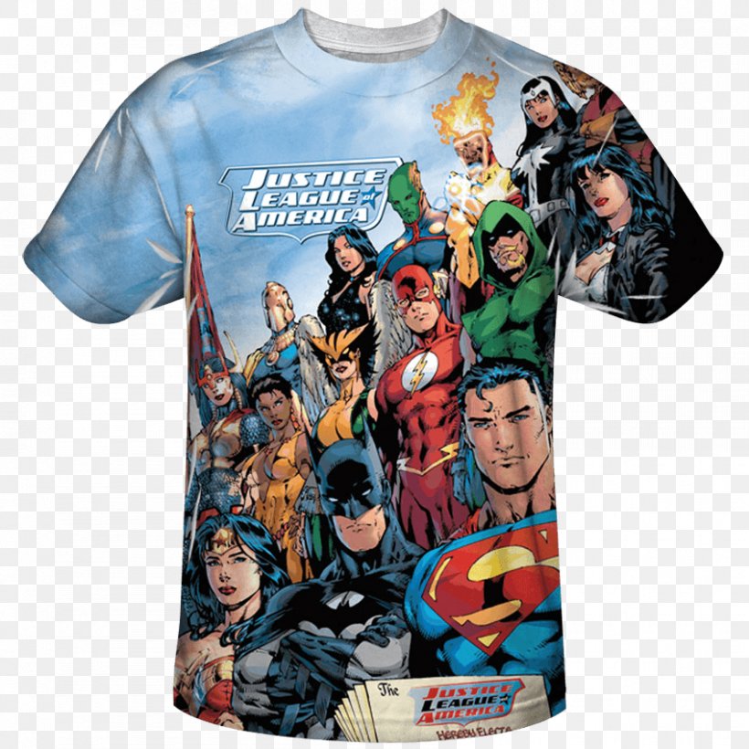 T-shirt Justice League Clothing, PNG, 850x850px, Tshirt, Batman V Superman Dawn Of Justice, Captain America, Clothing, Comic Book Download Free