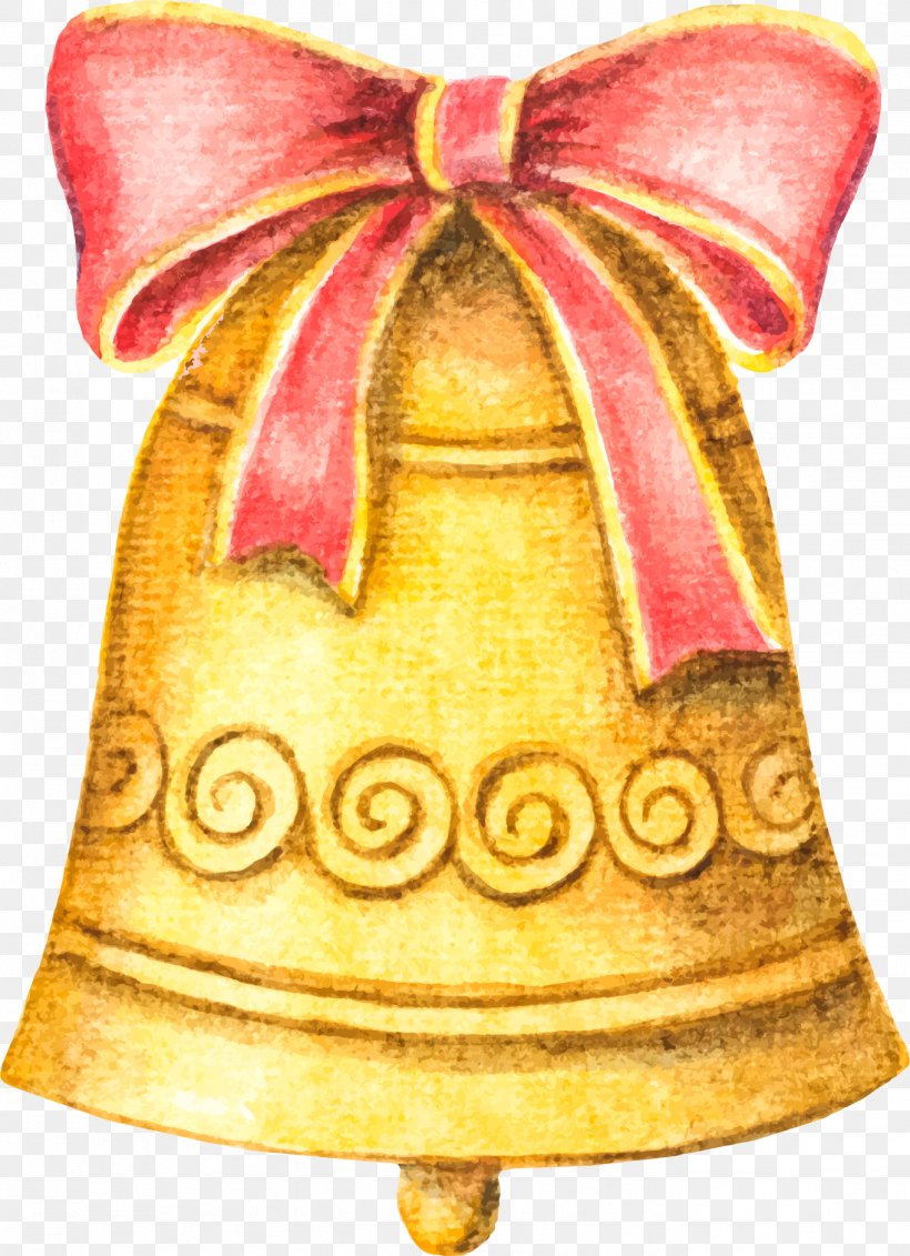 Bell Christmas Decoration Drawing Watercolor Painting, PNG, 1364x1882px, Bell, Christmas, Christmas Decoration, Christmas Ornament, Costume Design Download Free
