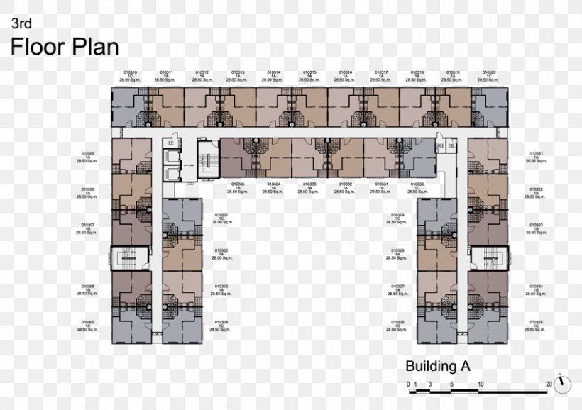 D Condo Rattanathibet Building Condominium Floor Plan