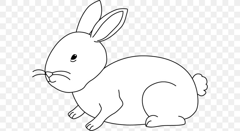 Domestic Rabbit Hare Dutch Rabbit White Rabbit Clip Art, PNG, 600x449px, Domestic Rabbit, Area, Artwork, Black And White, Drawing Download Free