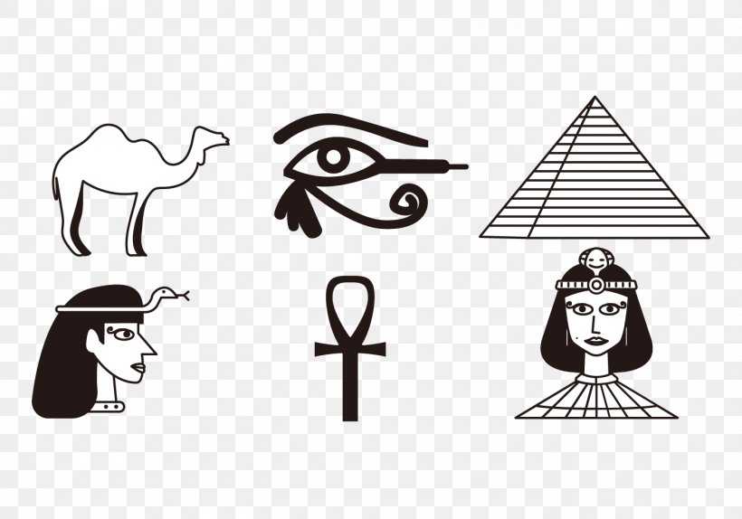 Cleopatra Ancient Egypt Euclidean Vector, PNG, 1400x980px, Cleopatra, Ancient Egypt, Black And White, Brand, Cartoon Download Free