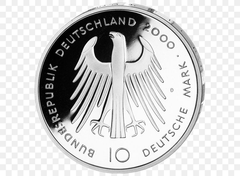Euro Coins Germany Silver Deutsche Münzen, PNG, 600x600px, Coin, Black And White, Brand, Coin Grading, Commemorative Coin Download Free