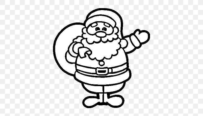 Santa Claus Drawing Christmas Day Coloring Book Image, PNG, 600x470px, Watercolor, Cartoon, Flower, Frame, Heart Download Free