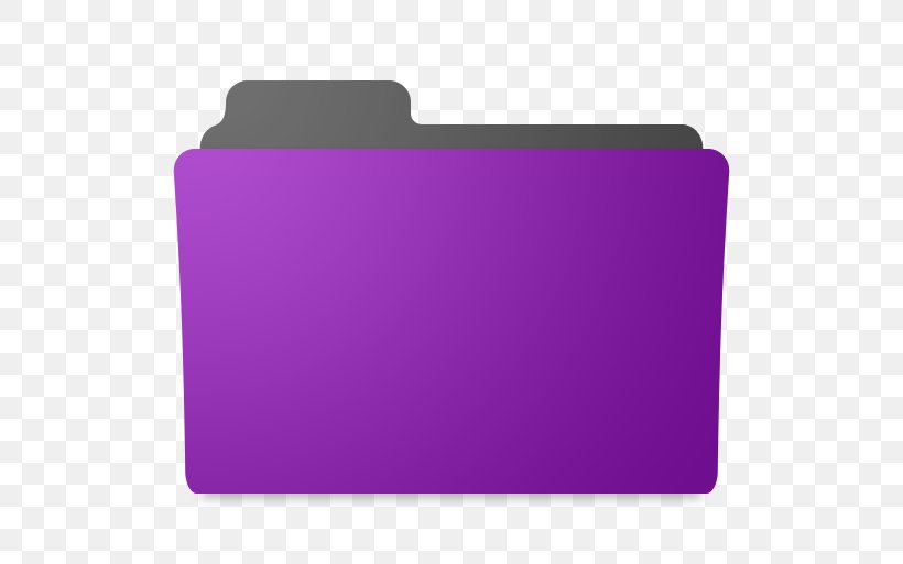 purple folder icon