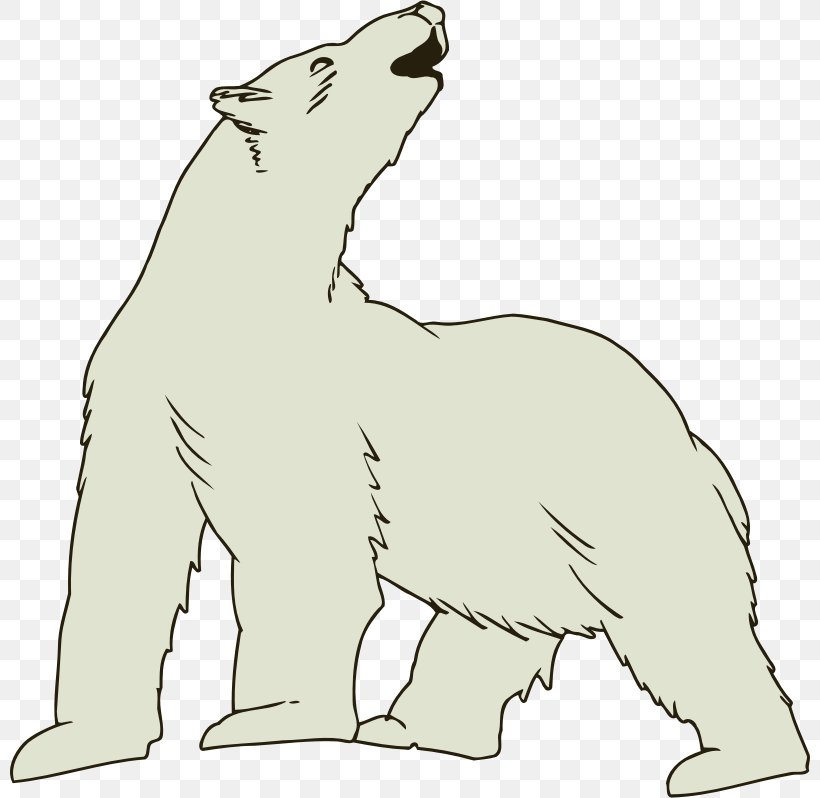 Polar Bear Arctic Fox Clip Art, PNG, 800x798px, Polar Bear, Animal Figure, Arctic, Arctic Fox, Artwork Download Free
