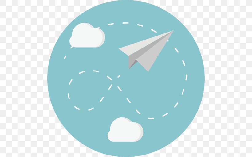 Airplane Paper Plane Aircraft, PNG, 512x512px, Airplane, Aircraft, Aqua, Blue, Font Awesome Download Free