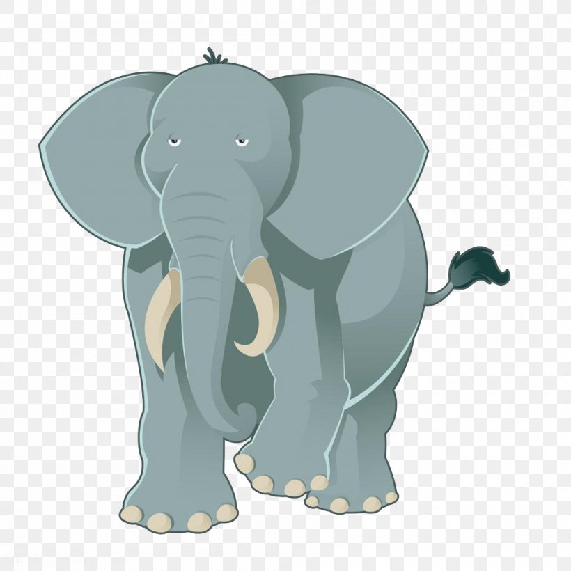 Cartoon Illustration, PNG, 1000x1000px, Elephant, African Elephant, Cartoon, Cuteness, Depositphotos Download Free