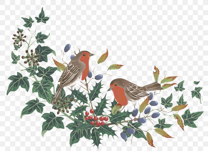 Hand-painted Flowers And Birds Winter Pattern, PNG, 1200x876px, Designer, Beak, Bird, Branch, Creativity Download Free