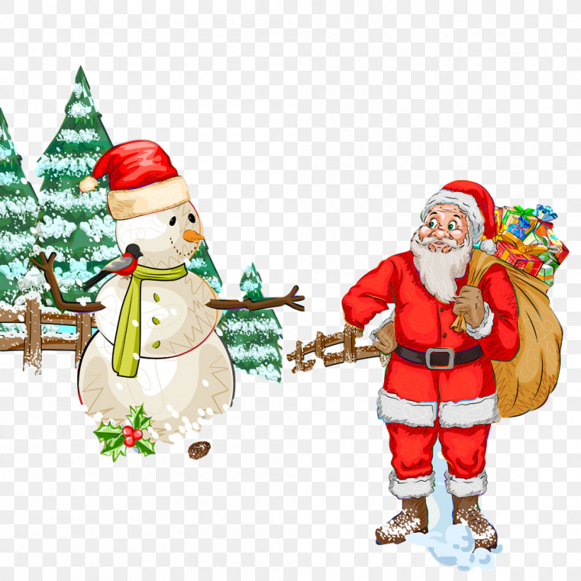 Santa Claus, PNG, 1000x1000px, Christmas, Christmas Elf, Christmas Eve, Christmas Ornament, Figurine Download Free