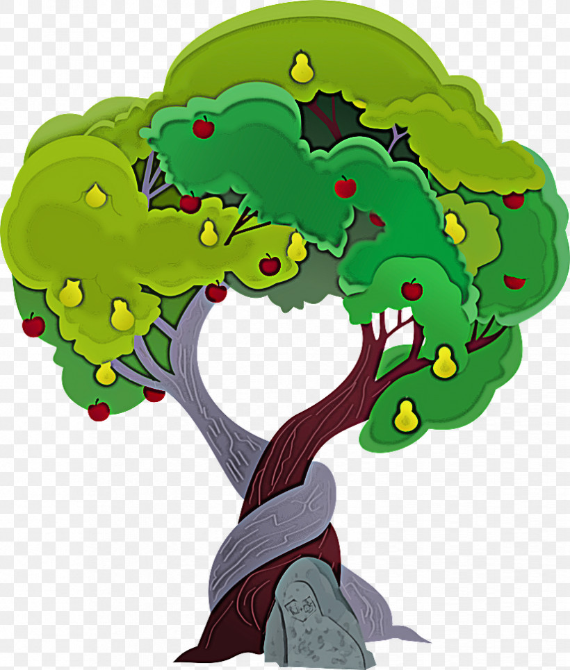 Green Cartoon Tree Plant Leaf Vegetable, PNG, 824x970px, Green, Cartoon, Leaf Vegetable, Plant, Tree Download Free