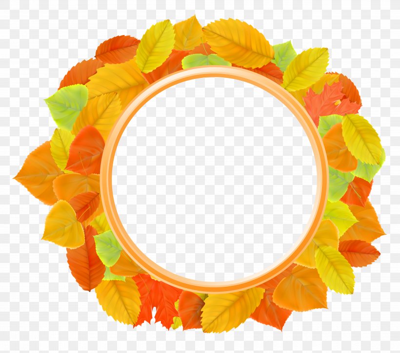 Picture Frames Autumn Leaf Clip Art, PNG, 5000x4421px, Picture Frames, Autumn, Autumn Leaf Color, Cdr, Flower Download Free