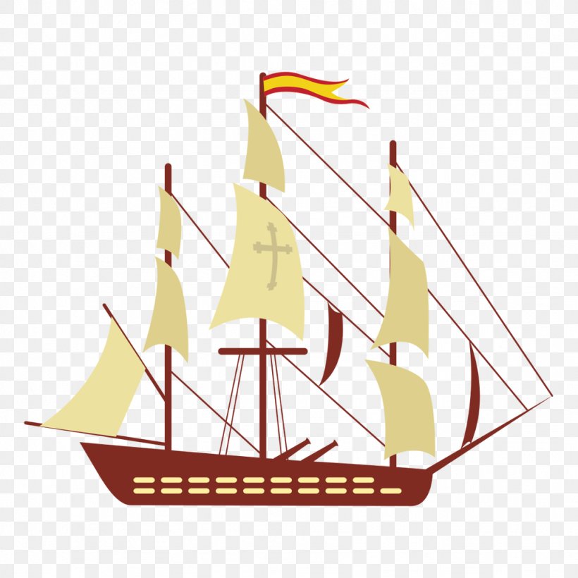 Sailing Ship, PNG, 1024x1024px, Sail, Baltimore Clipper, Barque, Boat, Brig Download Free